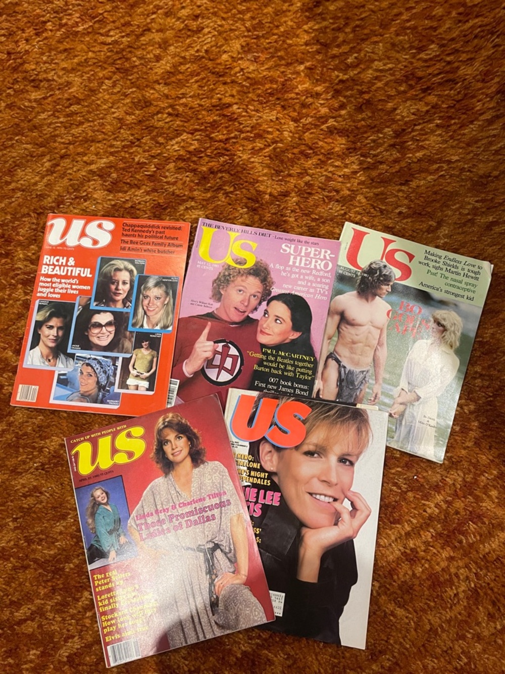 Vintage US magazines from 1979-1985 era